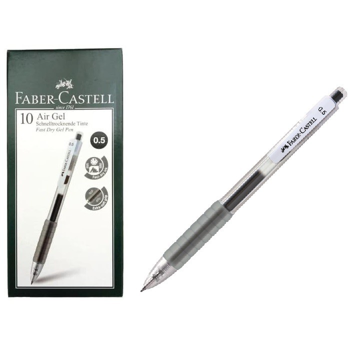 

FABER CASTELL 640199 BOLPEN AIR GEL 0.5 BLACK