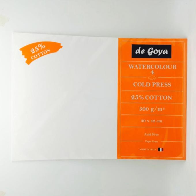 

Watercolour Paper De Goya A3 Cold Press Kode 413