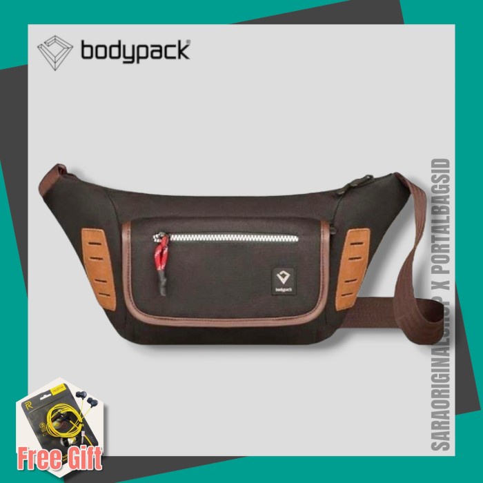 ✨Ready Bodypack Auckland Waist Bag Tas Selempang Pria Original Bisa Gojek
