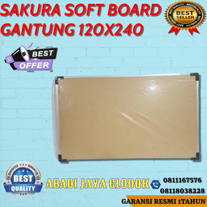 

✨Sale Sakura Soft Board Gantung 120X240 Terbaru