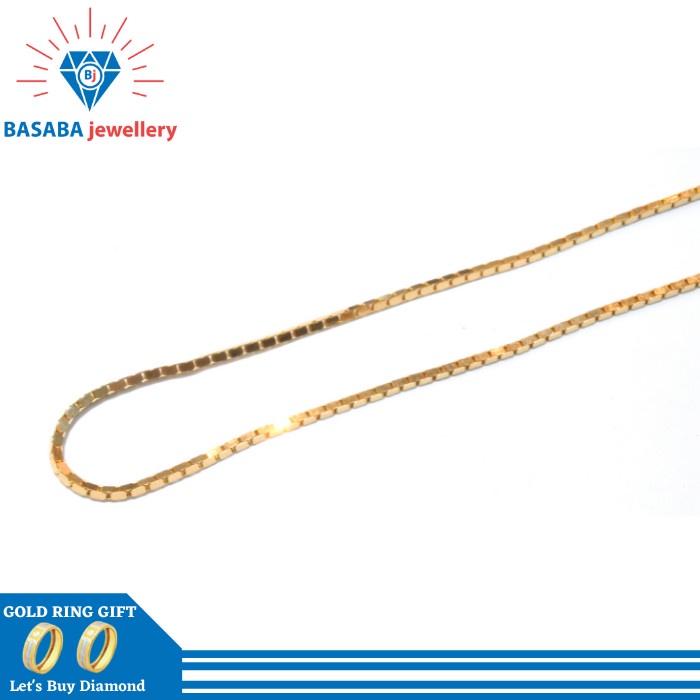 ✨Sale Kalung Emas Italy Kaca - Emas Asli Terbaru