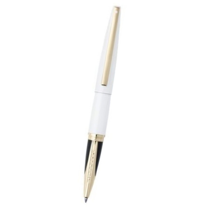 

✨Sale Sheaffer® Taranis White Featuring Gold Plate Trim Rollerball Bisa Sameday