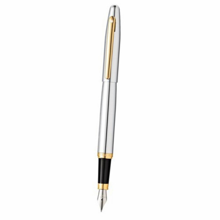 

✨Sale Sheaffer Vfm 9422 Chrome Featuring Gold Plated Clip Fp Terbaru
