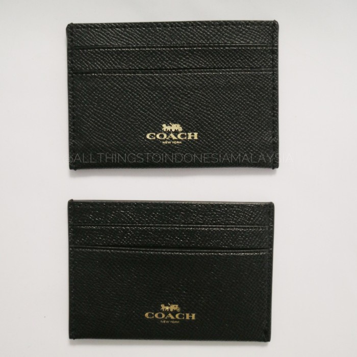 

✨Sale Dompet Card Holder C*Ach Black Hitam Terbatas