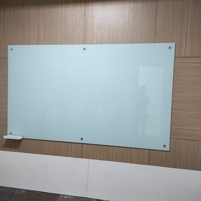 

✨Sale Glassboard 100 X 150Cm White Board Kaca Bisa CustomTebal 8Mm Terbatas