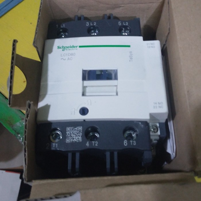 ✨Original Contactor Schneider Lc1D80F7 3P 110V 37Kw Ac Original Schneider Berkualitas