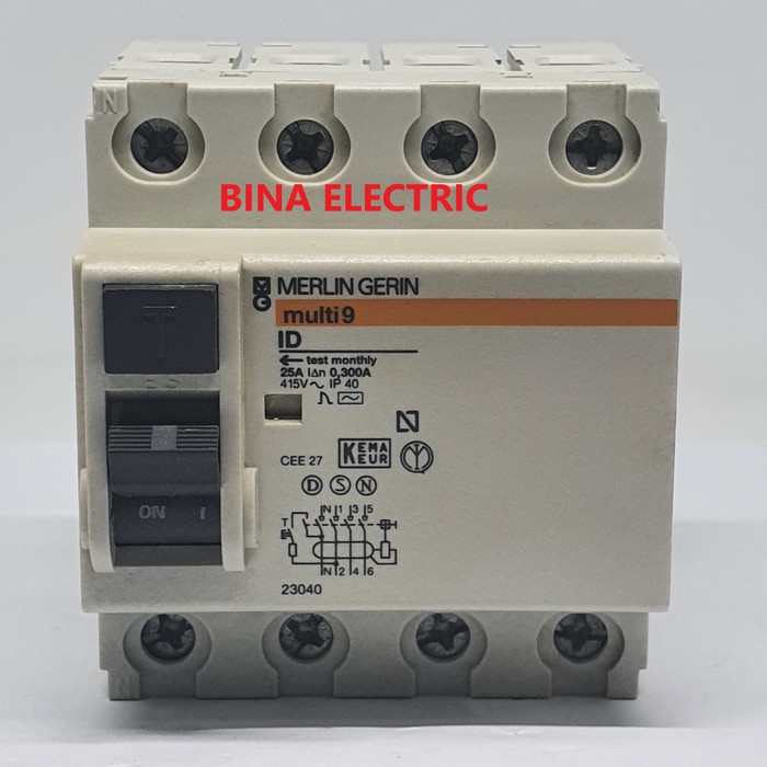 ✨Ori Rccb Multi9/Multi 9 Merlin Gerin 4P 25A / Rccb Merlin Gerin 25A 4P Terbatas