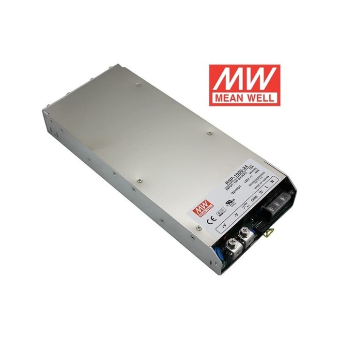 ✨Original Power Supply Rsp-1000-24 Mean Well / Psu With Pfc Function - 24Vdc 40A Terbaru