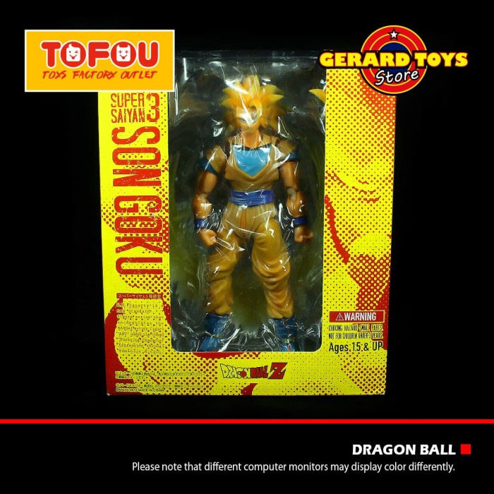 ✨New Ori Action Figure Dragon Ball Son Goku Super Saiyan 3 Shf Kw Murah Keren Limited