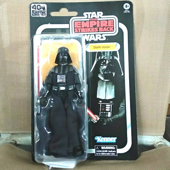 ✨New Ori Star Wars Darth Vader 40Th Empire Strikes Back Kenner Black Series Terbatas