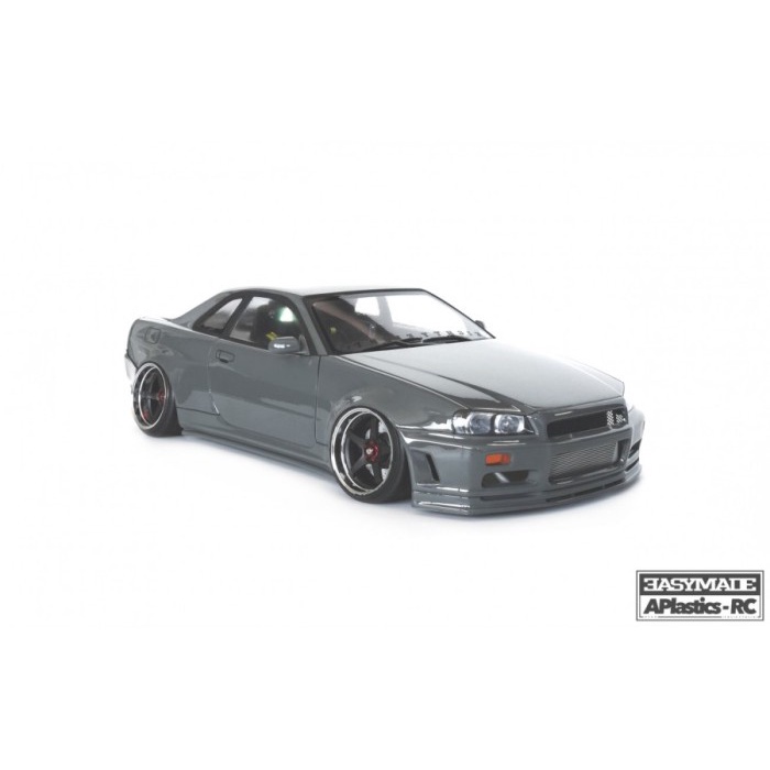 ✅Sale Aplastics Rc Nissan Skyline R34 Clear Body 196Mm Terbaru