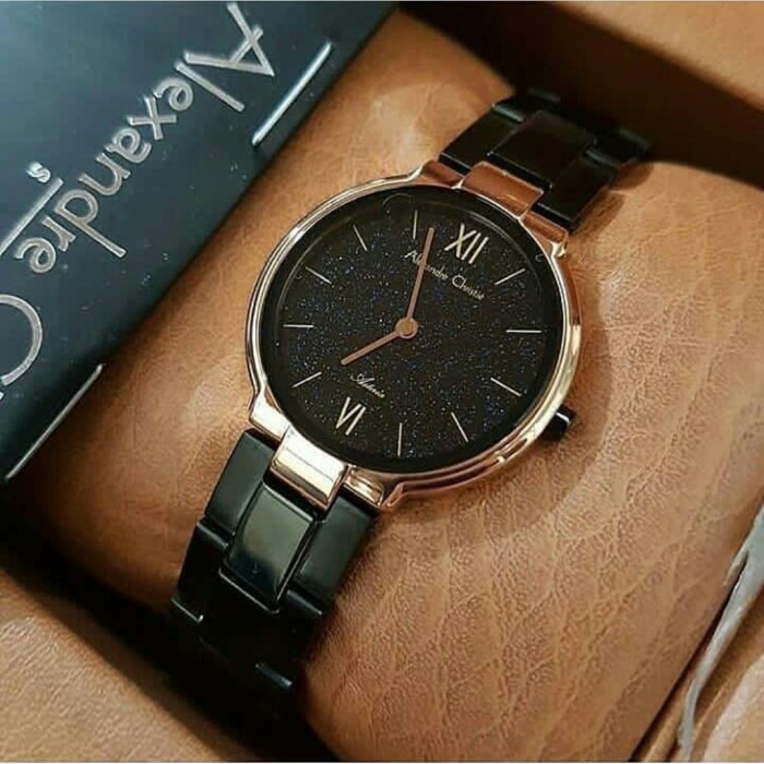 ✅Sale Jam Tangan Pria Alexandre Christie Ac8480 - Ac 8480 Black Rose Terbatas