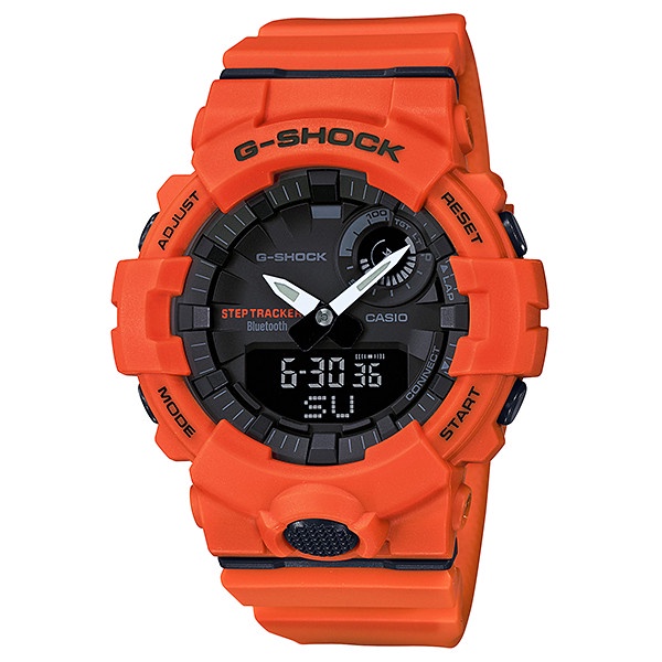 ✅Ori Jam Tangan Casio G-Shock Gba-800-4Adr Smart Bluetooth Dial Orange Berkualitas