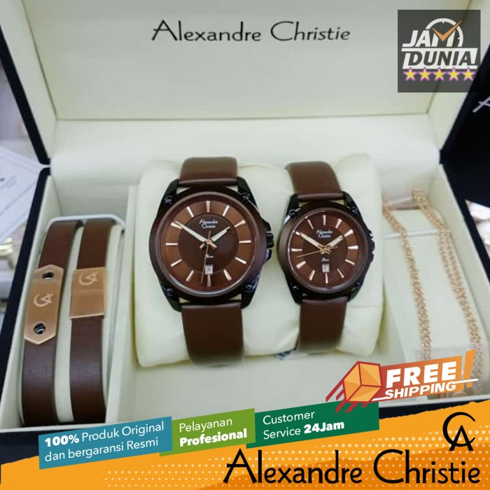 ✅Ori Jam Tangan Alexandre Christie Pria Original 8667 M3 Ac8667M3 Ng Diskon