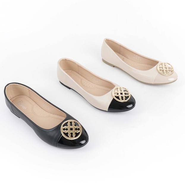 READY STOK Blow BLNW 0085 Tory Yuri Flats Shoes Sepatu Hitam Wanita Balet Women Shoes PREMIUM