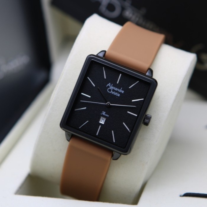 ✅Baru Alexandre Christie Ac 2810 Black Brown Ac2810 Wanita Original Terbatas