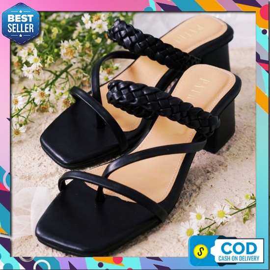 High Heels Wanita Import Pesta 3Cm 7Cm 5Cm Zara Wisuda Sndal Hils Kondangan Terbaru 2023 Heals Kaca 