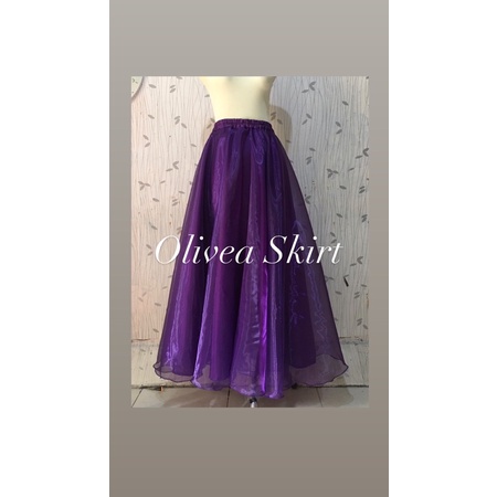 [NEW COLLECTIONS] BEST SELLER ROK PANJANG 95cm - 110cm / ROK PANJANG ORGANZA / ROK KAIN KACA