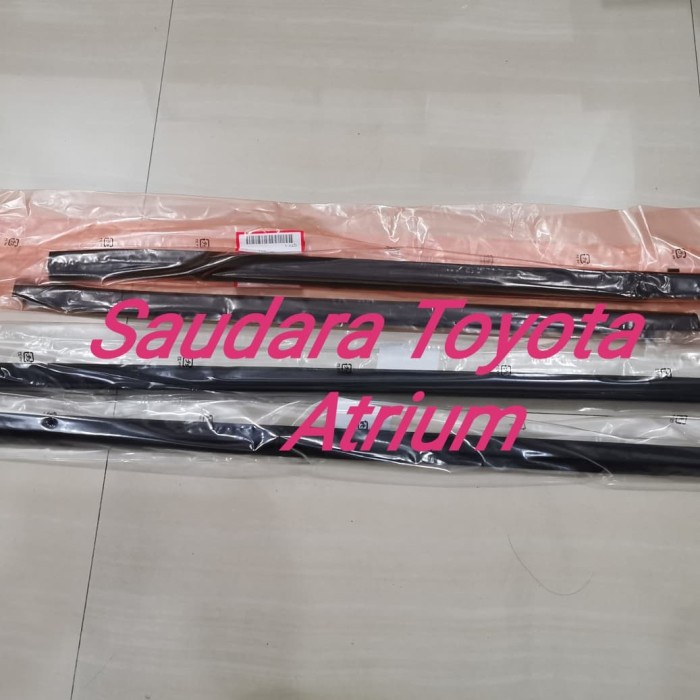 [Original] Pelipit Karet Kaca Luar Weatherstrip Luar Jazz 2004 2005 2006 2007 Set Berkualitas