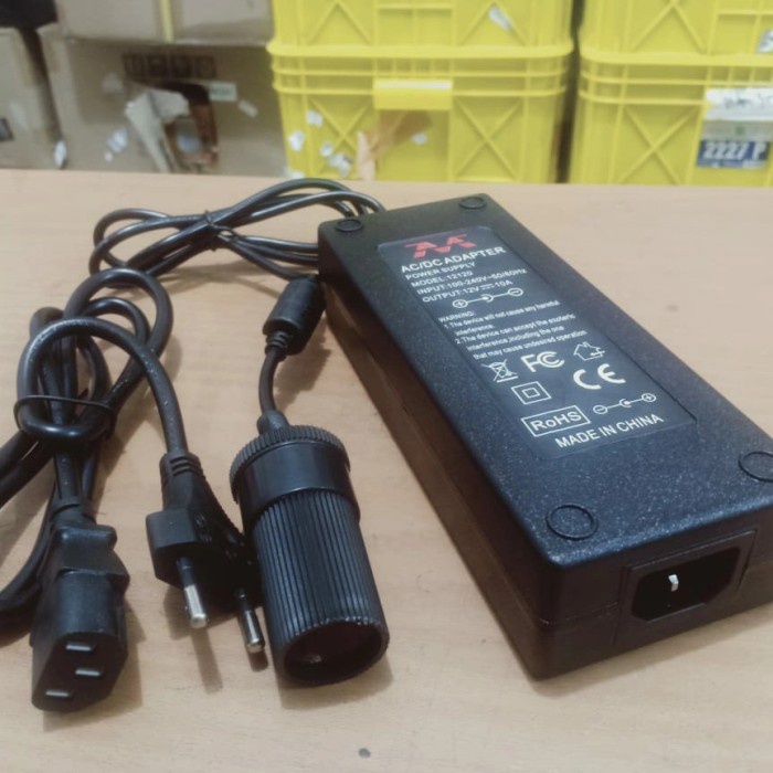 TERBARU M adaptor 10a 12v 120w 120 psi socket charger pompa mobil kompresor /CHARGER AKI/DONGKRAK