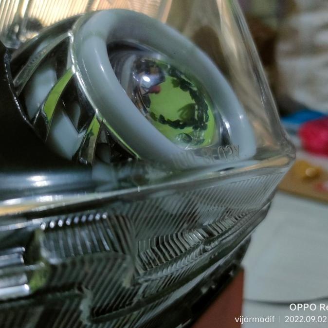 Reflektor New Beat Deluxe Custom Proji & Alis Lampu Depan Beat Deluxe