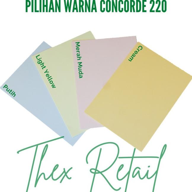 

Kertas Concorde A4 220gr isi 100 lembar / Kertas Sertifikat Kode lb 1097
