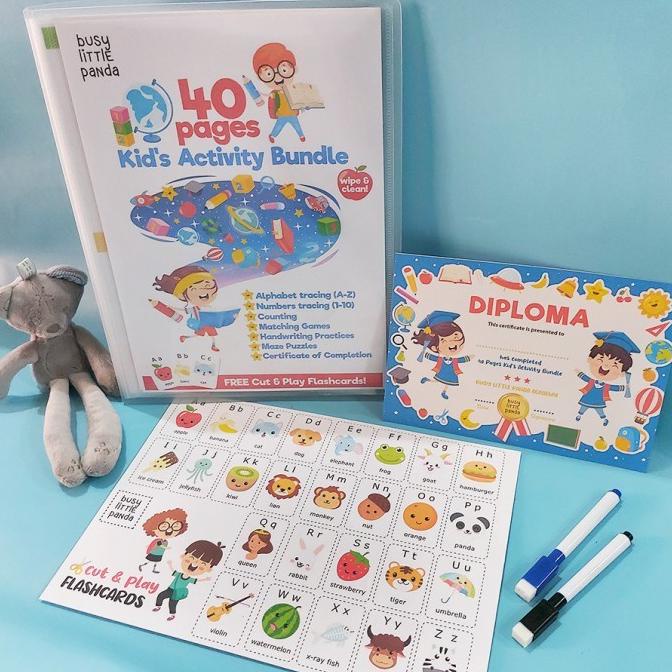 Buku Aktivitas Busy Activity Book Anak Preschool Busy Little Panda