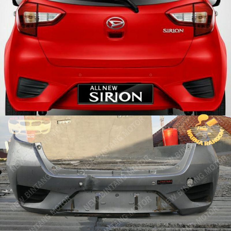 Bumper belakang daihatsu sirion 2018 2020 original