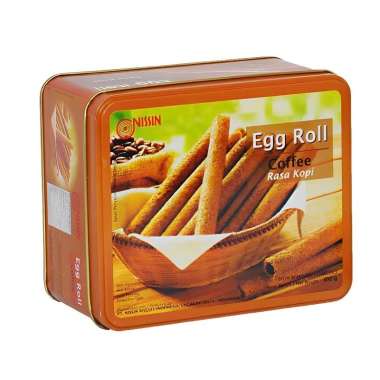 

NISSIN EGG ROLL RASA KOPI KALENG 300 gram