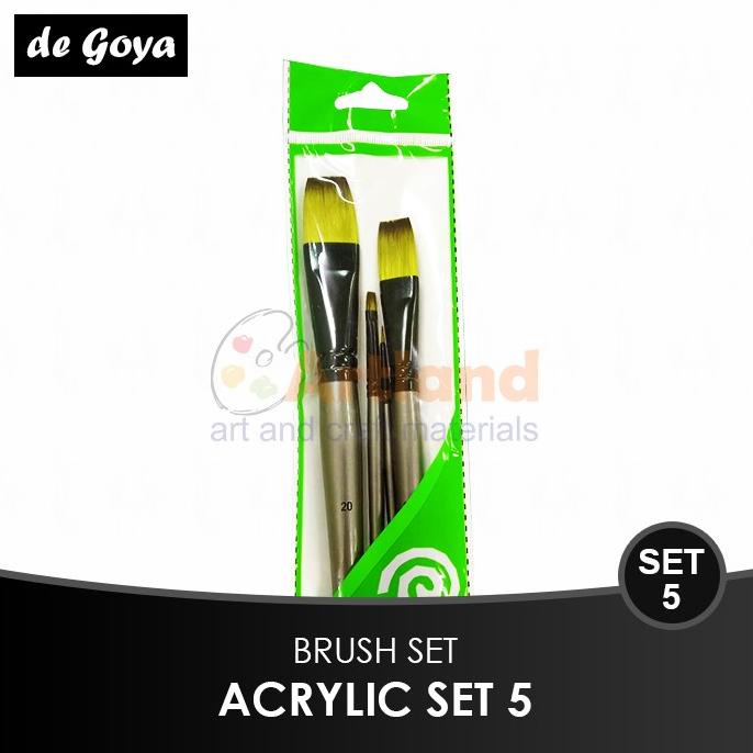 

New Sale Kuas De Goya Acrylic Set 5 Original