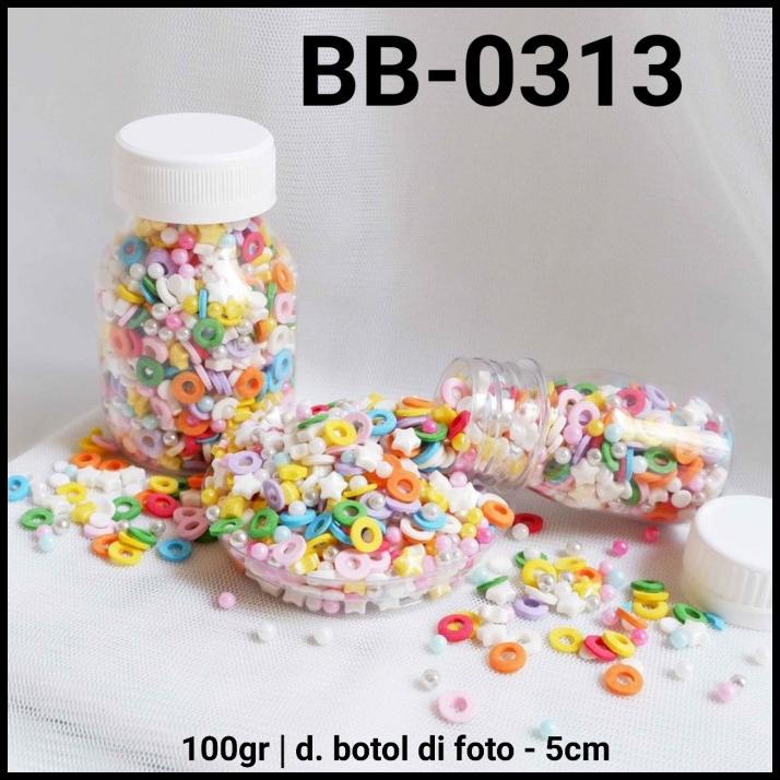 

BEST DEAL BB-0313 SPRINKLES SPRINKLE SPRINGKEL 100GR DONUT CONFETTI RAINBOW !!!!!!