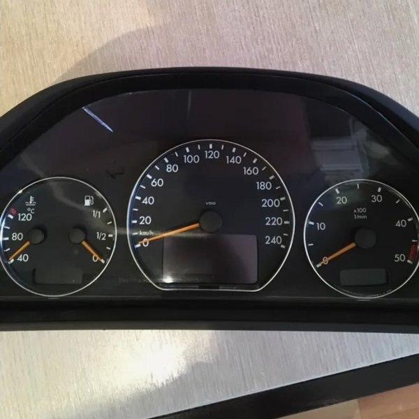 Ring Speedometer w202 Bawah Rata Mercedes Benz Kilometer Gauge Chrome