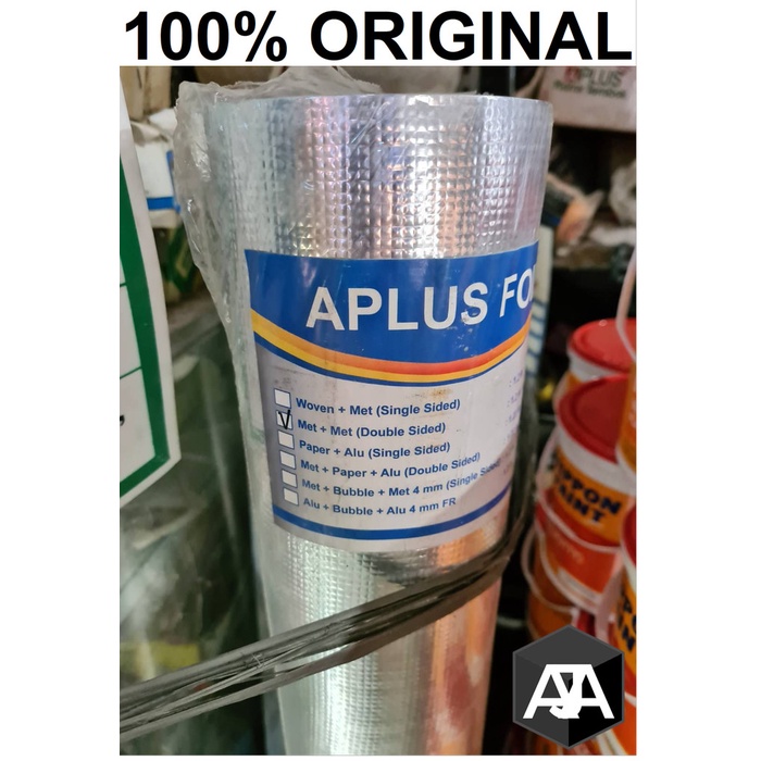 Promo Aplus Aluminium Foil Atap Double Side (Met + Met) Alumunium Foil Atap Terbaru