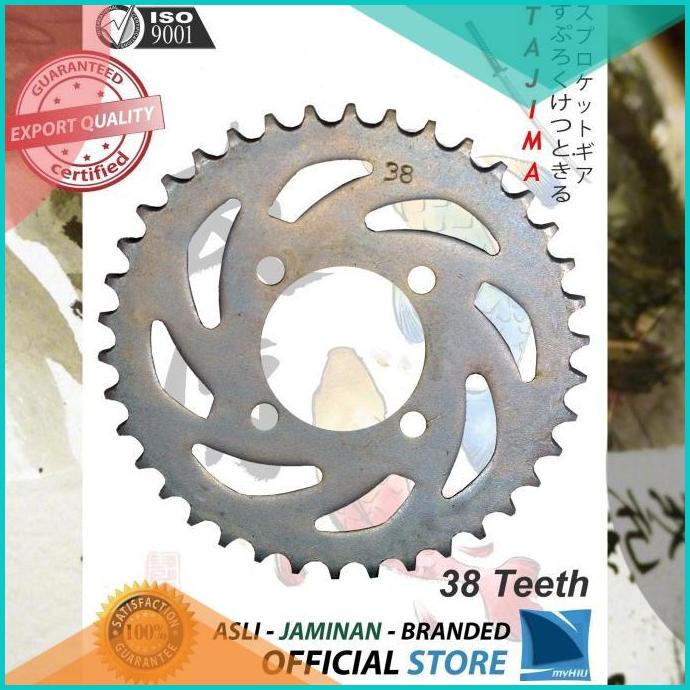 Gir Belakang / Gear Belakang 428-38T Satria 2 Tak, FU Barong TAJIMA 2