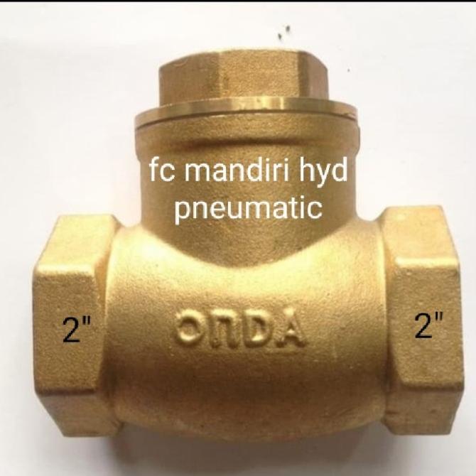 Swing Check Valve Kuningan Onda 2 Inch