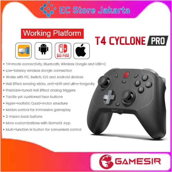 GAMESIR T4 CYCLONE PRO GAMEPAD GAME CONTROLLER JOYSTICK SMARTPHONE PC