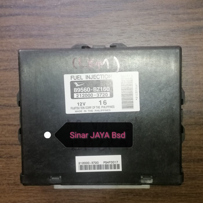 [New Ori] Ecu Avanza Vvti S Asli 89560-Bz160 Diskon