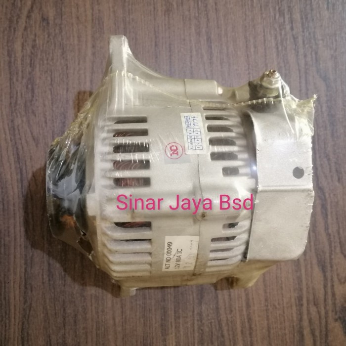 [New Ori] Dinamo Ampere Alternator Kijang 7K 1.8 80A Soket Oval Terbatas