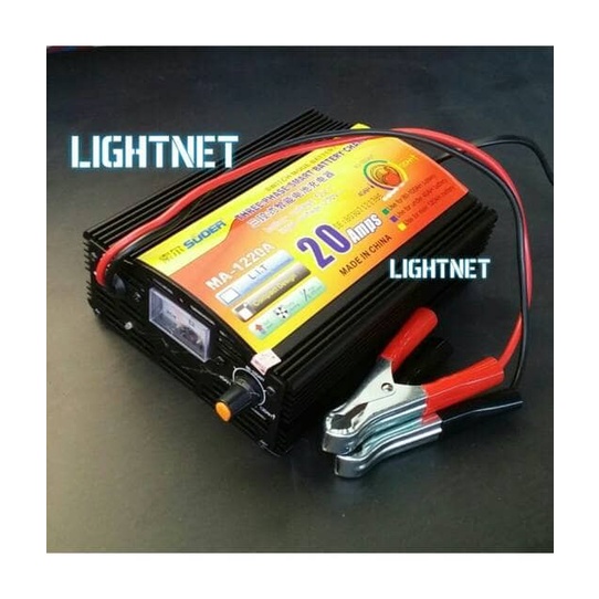 SUOER MA-1220A SMART CHARGER ACCU AKI 12V 20A