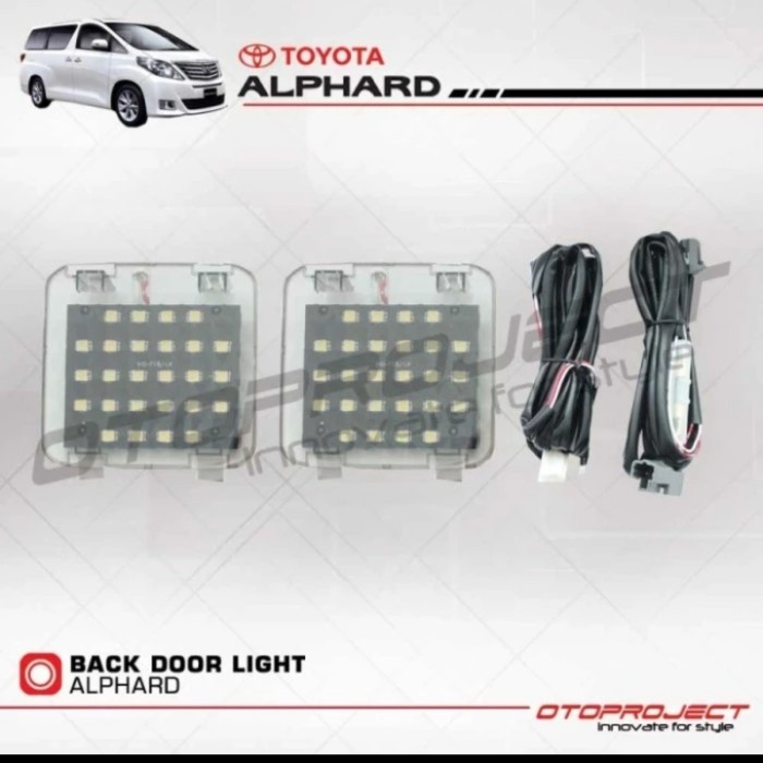 [New Ori] Back Door Light Toyota Alphard Interior Light Toyota Alphard Bisa Gojek
