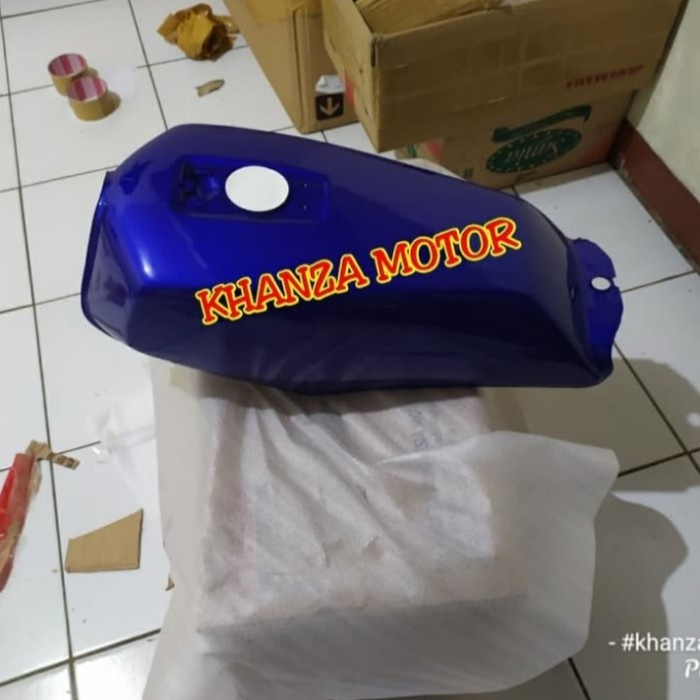 ✨Sale Tangki Bensin Rx King Ori Ygp Biru Polos Bisa Gojek