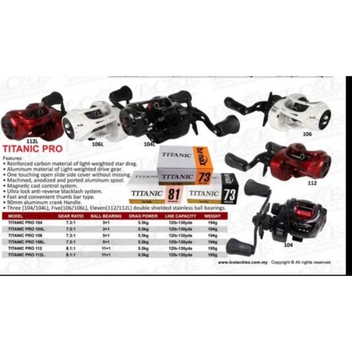 ✨Ori Reel Bc Banax Titanic Pro Terbaru