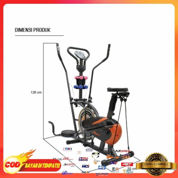 ✨Ori Sepeda Eliptical Orbitrac Fc 4900 S  Sepeda Olahraga Fitnes Dirumah Bisa Gojek