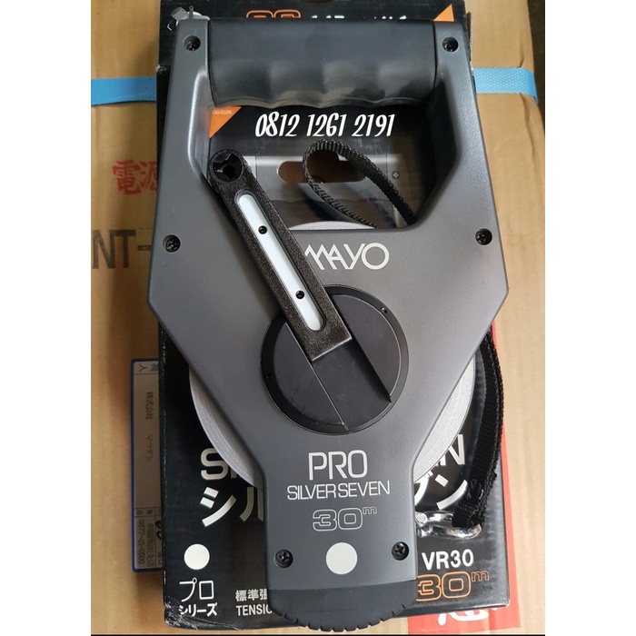 ✅Original Yamayo Meteran Roll Gulung Pro Silver Seven 30 Meter - Measuring Tape Terbatas
