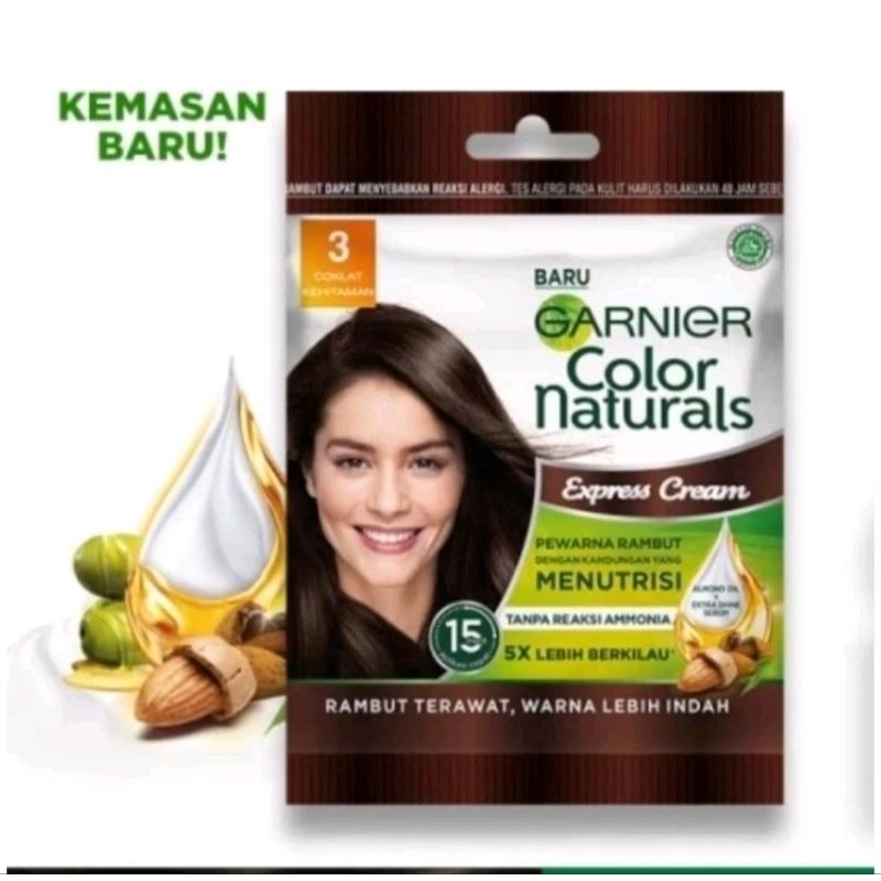 Garnier hair color coklat kehitaman