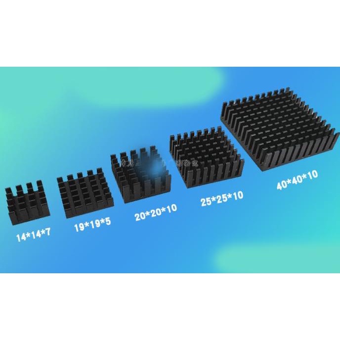 Almunium pendingin Heatsink IC amplifier power (4) -