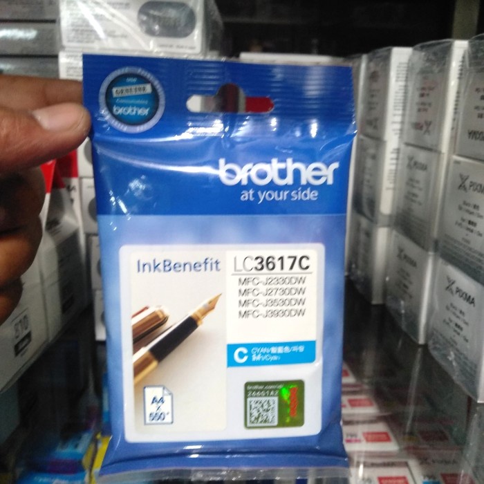 

Tinta Brother Lc3617C Cyan Catridge