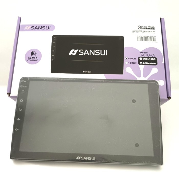 Headunit Android Sansui Sakura SA 5200i 9/10 Inch Ram 2/32