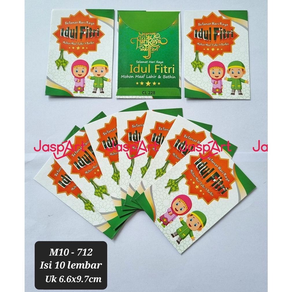 

Amplop Lebaran Idul Fitri Snack Unik Kekinian 1 Pack Isi 10 Siap Pakai Ukuran Medium