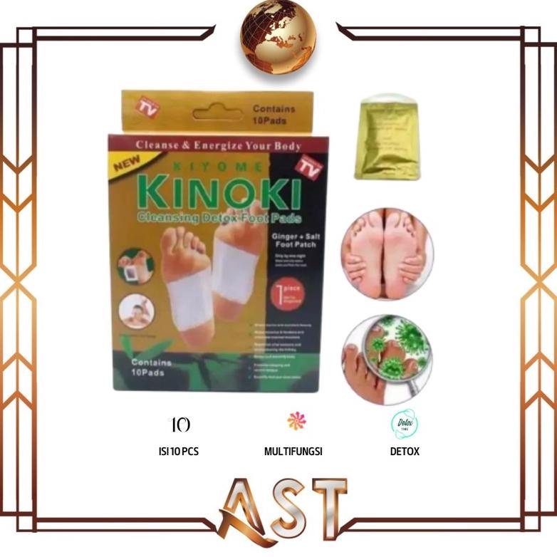 KINOKI Kiyome Detox Foot Pads Koyo 1 Box isi 10 Pcs tempel kaki